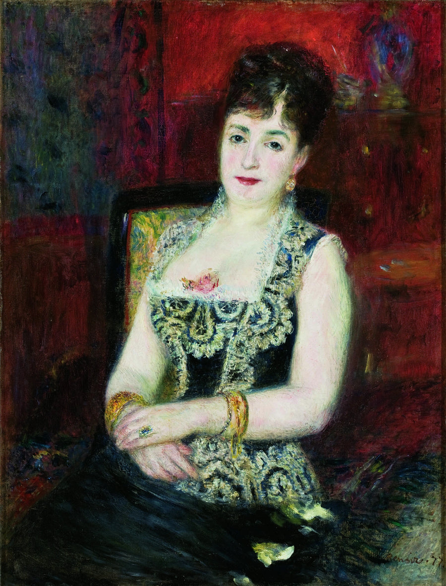 De gravin van Pourtalès, geboren Mélanie de Bussière - Pierre-Auguste Renoir
