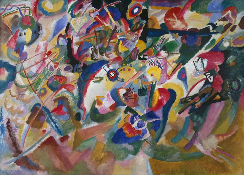 Ontwerp 3 naar « Compositie VII » - Vassily Kandinsky