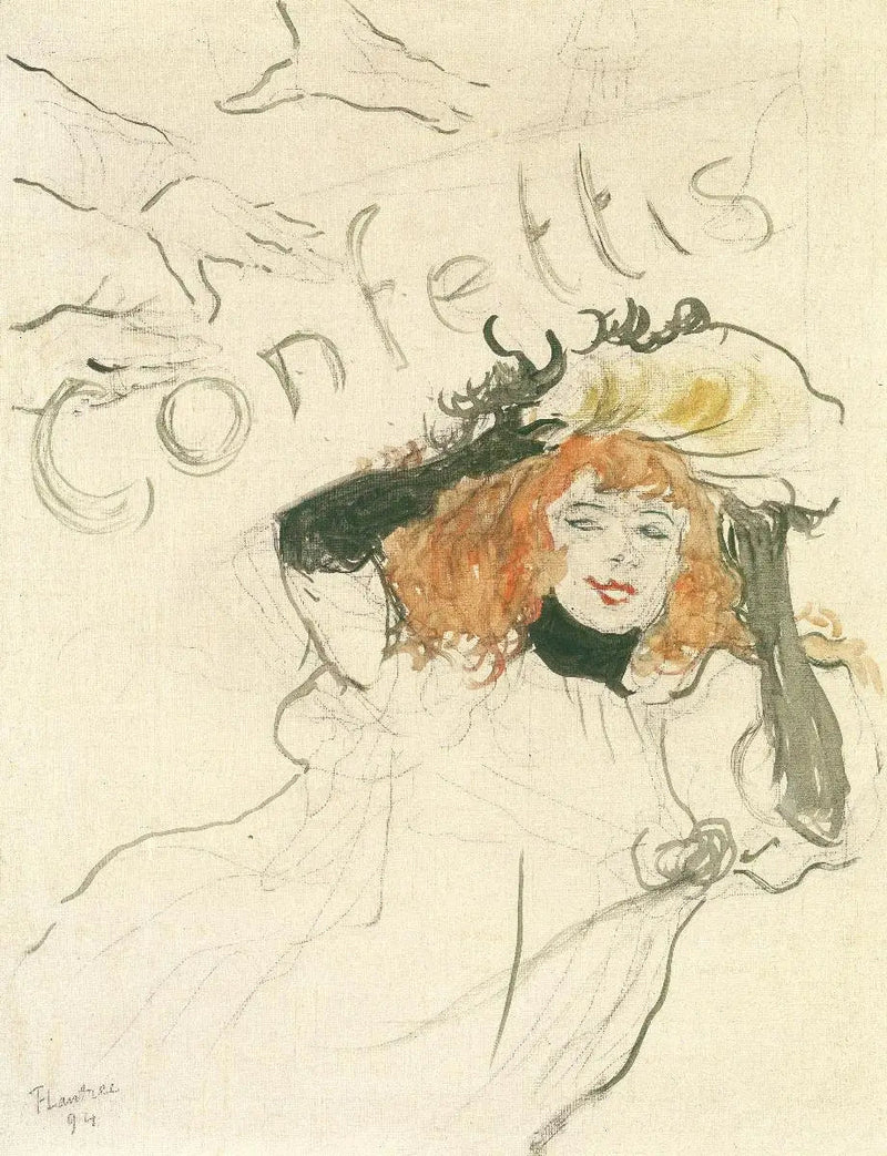 Confetti's - Henri de Toulouse-Lautrec