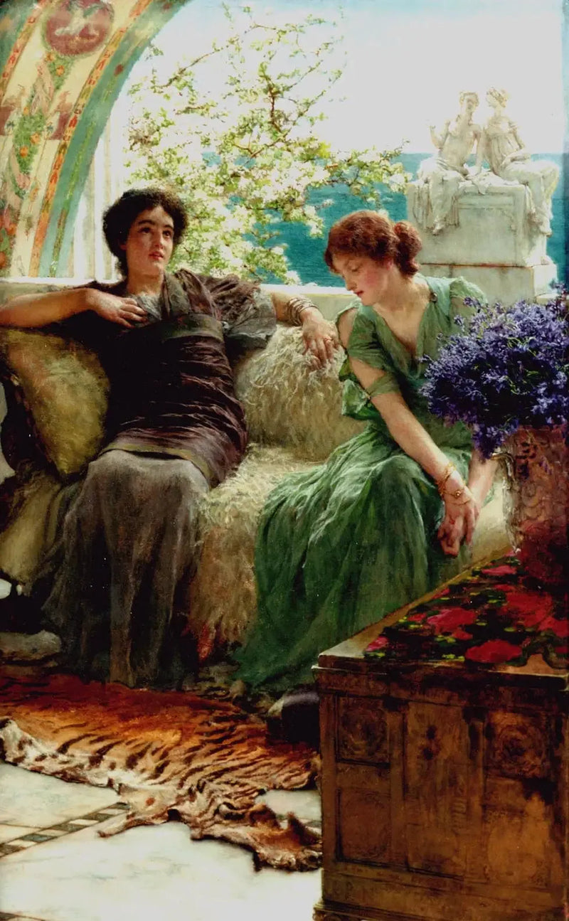Opdringerige vertrouwensproblemen - Lawrence Alma-Tadema
