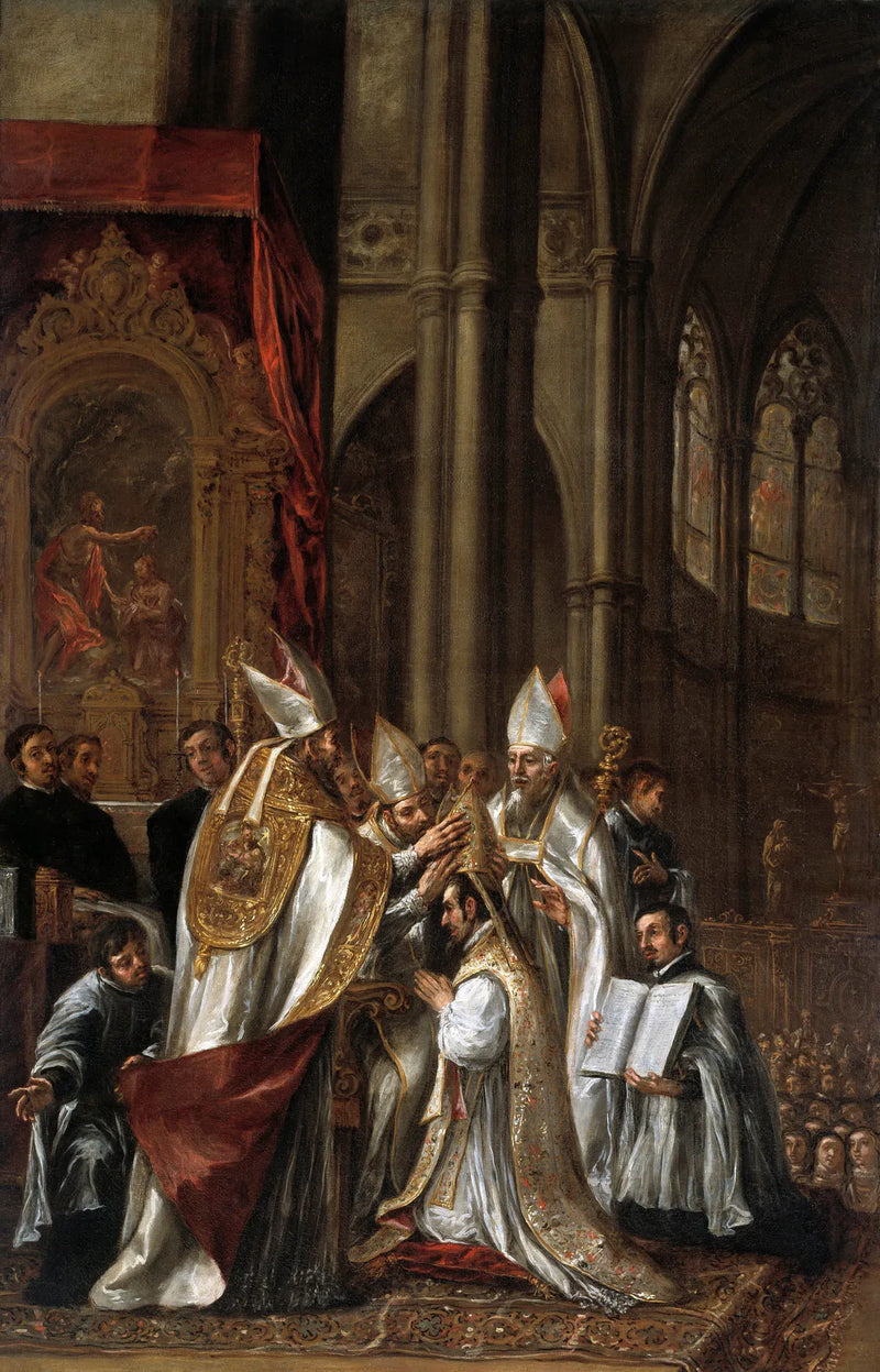 Heiligverklaring van Sint-Ambrosius tot bisschop - Juan de Valdés Leal