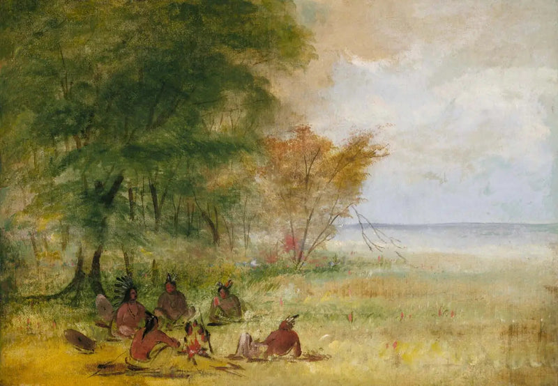 Advies indien Sioux, leiders en diepe beraadslaging - George Catlin

Source:
Conseil indien Sioux, chefs en profonde délibération - George Catlin