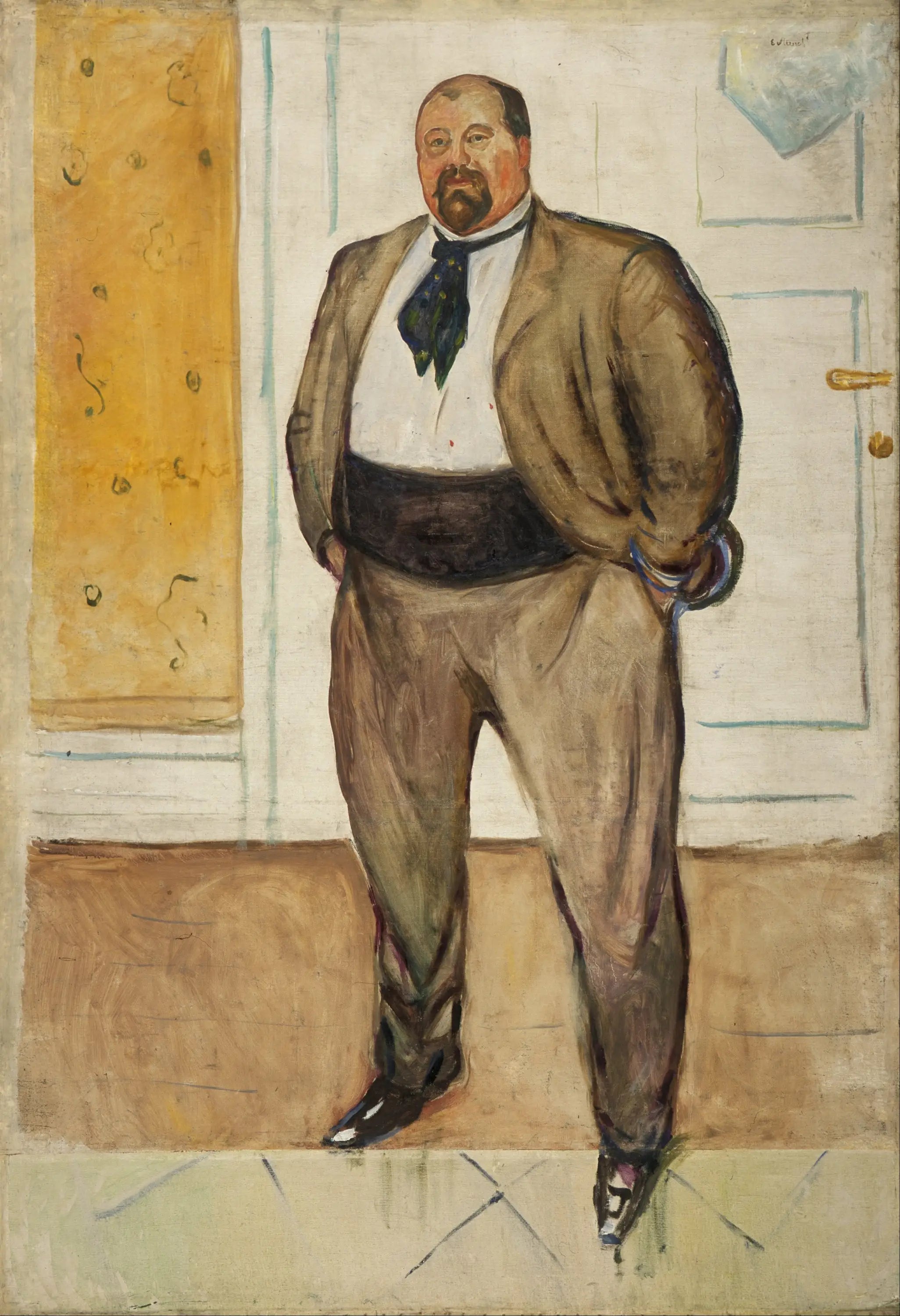 Consul Christen Sandberg - Edvard Munch image 1 tableau peint à l’huile sur toile