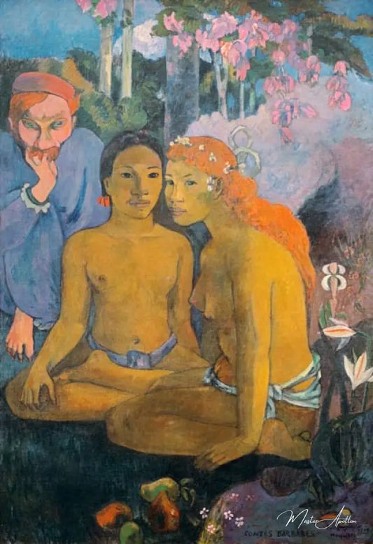 Contes barbares légendes exotiques - Paul Gauguin - Reproductions de tableaux et peintures haut de gamme