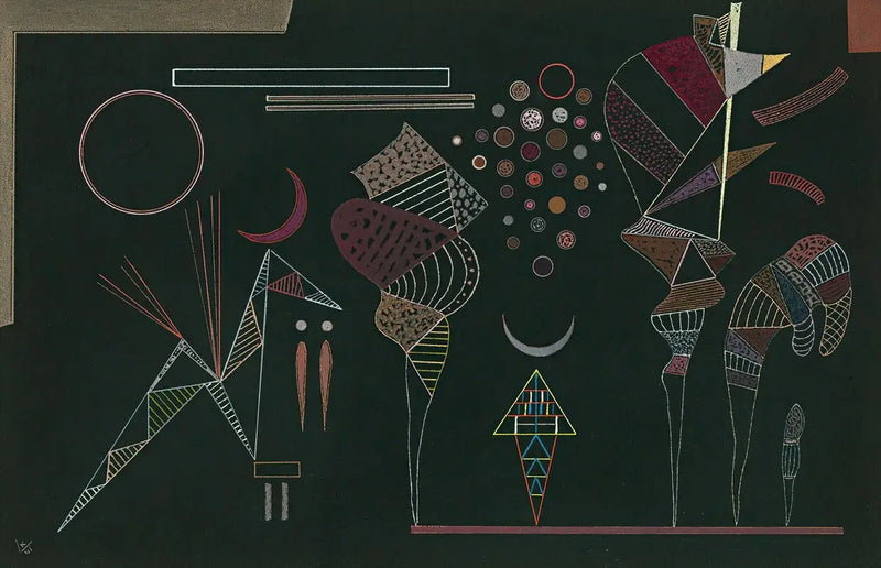 Verminderde contrasten - Vassily Kandinsky