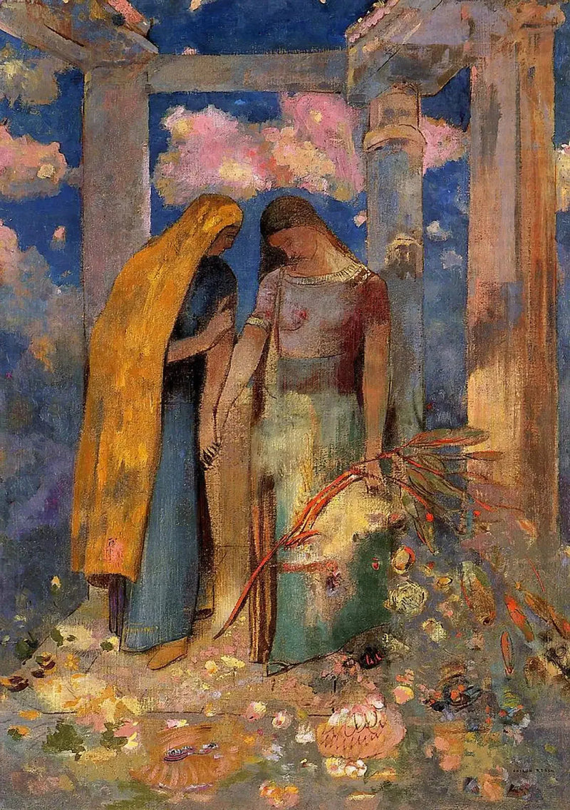 Mystieke conversatie - Odilon Redon