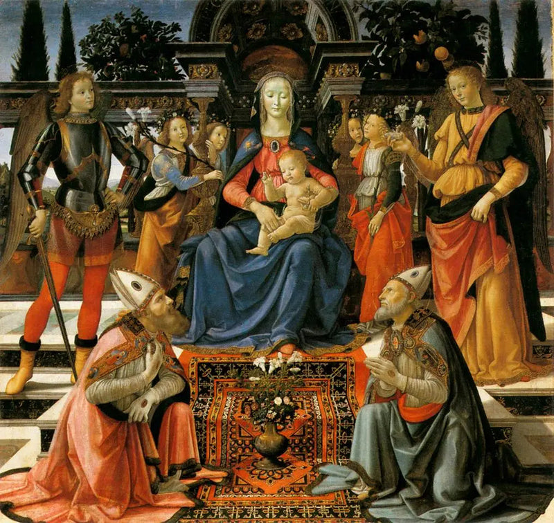 Heilige conversatie van de Ingesuati - Domenico Ghirlandaio