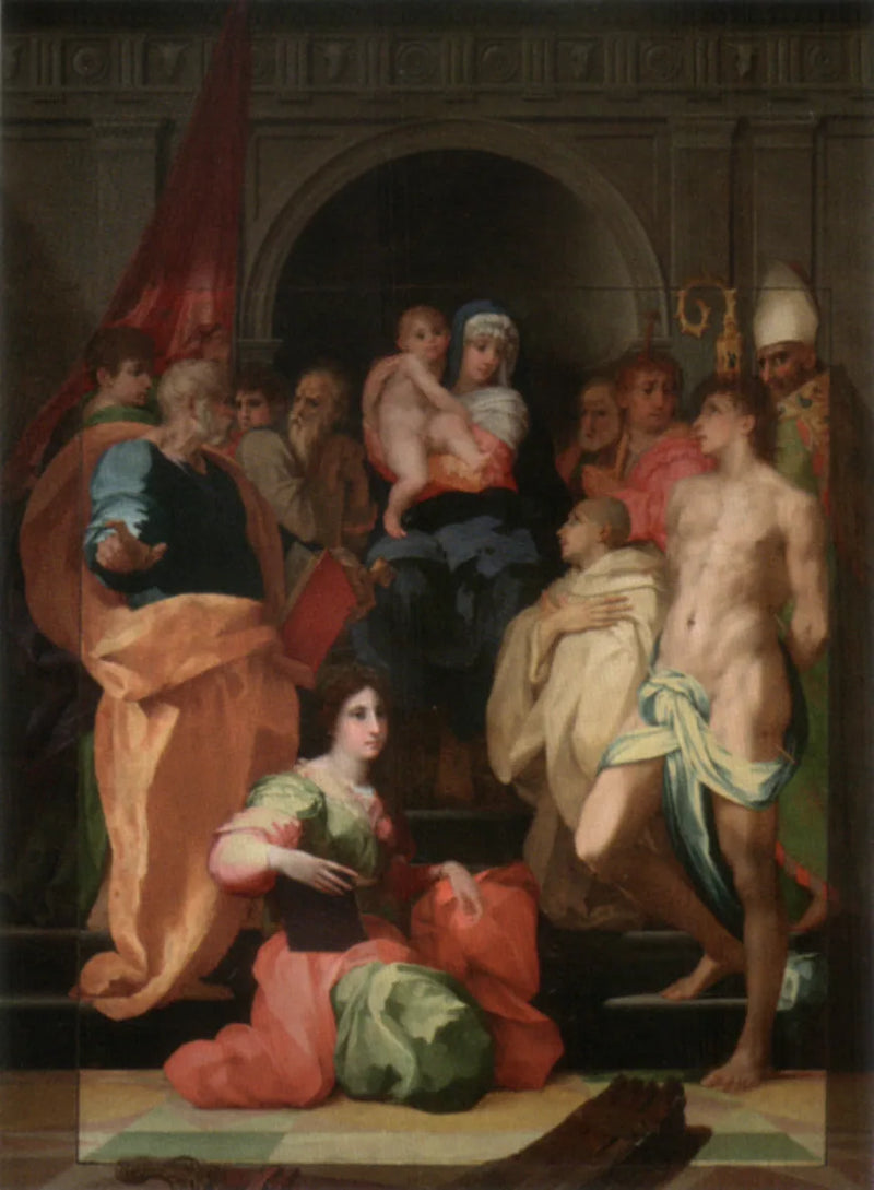 Heilige conversatie - Rosso Fiorentino