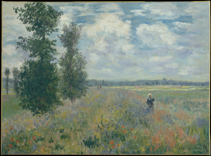 Papavervelden in de buurt van Argenteuil W380 - Claude Monet