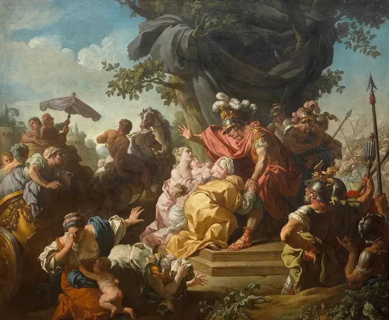 Coriolanus bij de Volsci - Louis Jean François Lagrenée

Source:
Coriolan chez les Volsques - Louis Jean François Lagrenée