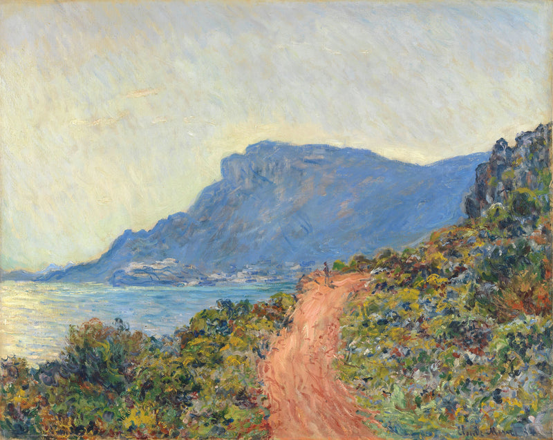 De Corniche nabij Monaco - Claude Monet