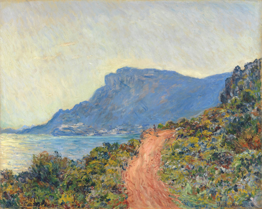 De Corniche nabij Monaco - Claude Monet