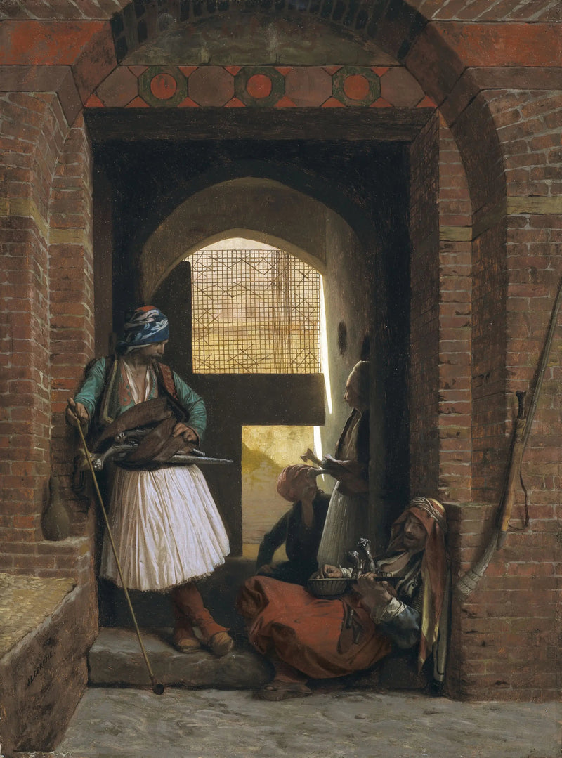 Wachtgebouw van oplichters in Caïro - Jean-Léon Gérôme