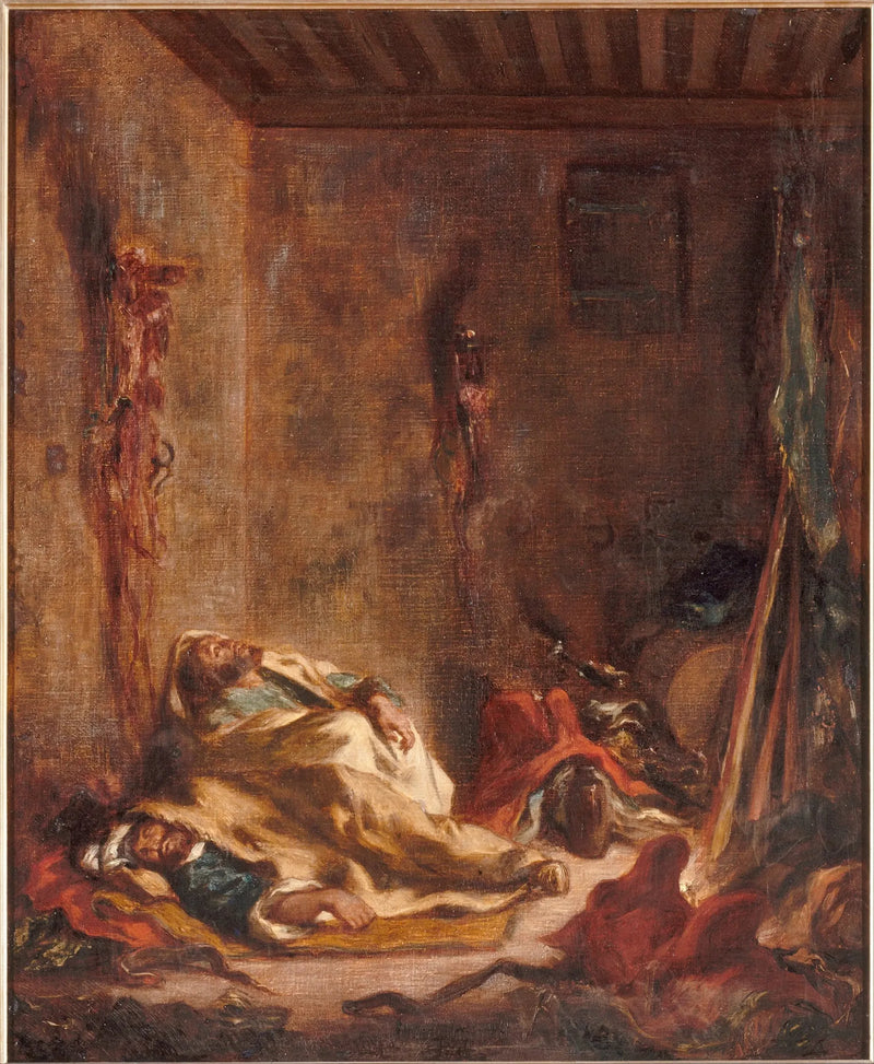 Marokkaanse wachtkamer - Eugène Delacroix