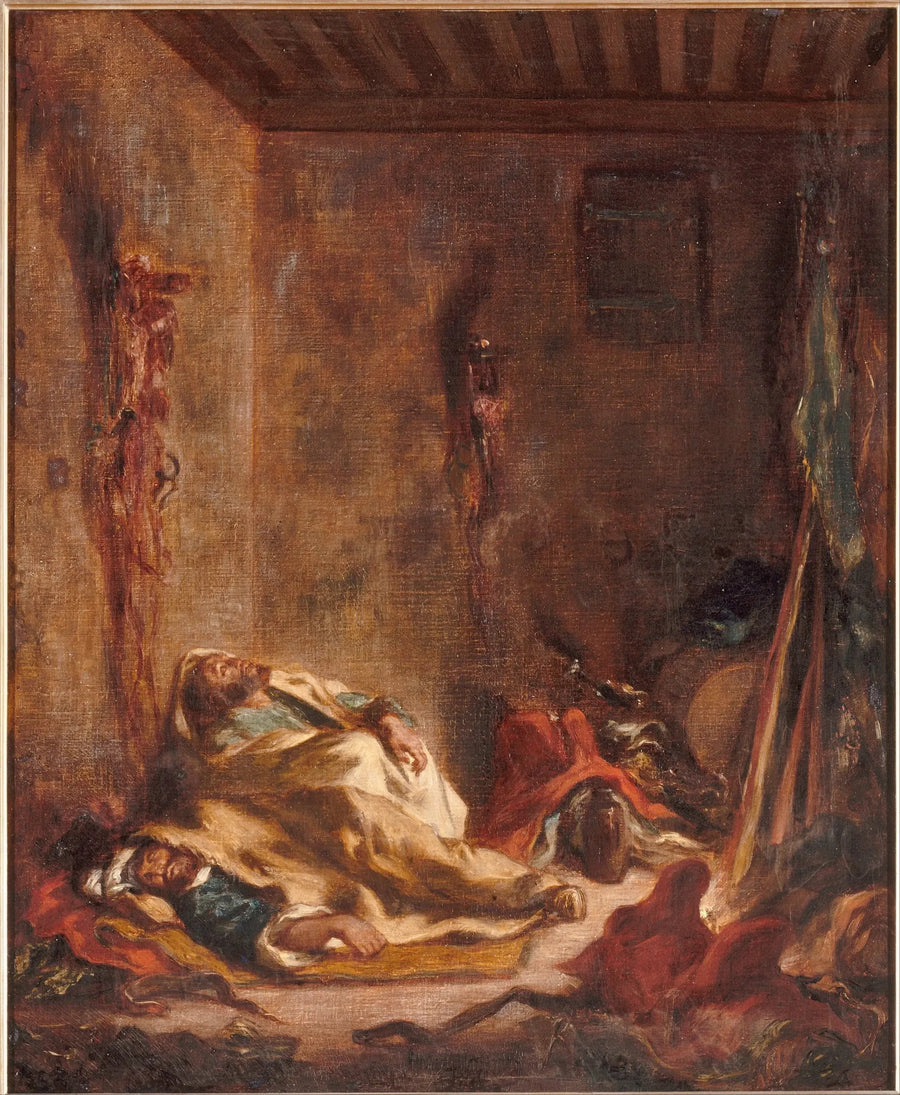 Marokkaanse wachtkamer - Eugène Delacroix