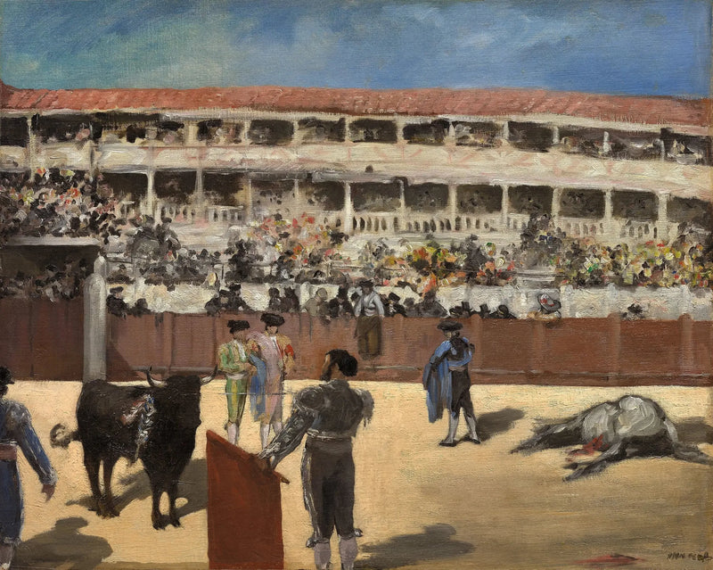 Corrida: de dood van de stier - Édouard Manet