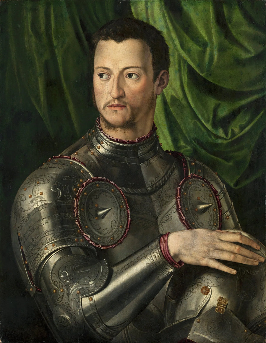 Cosme de Médicis in harnas - Bronzino