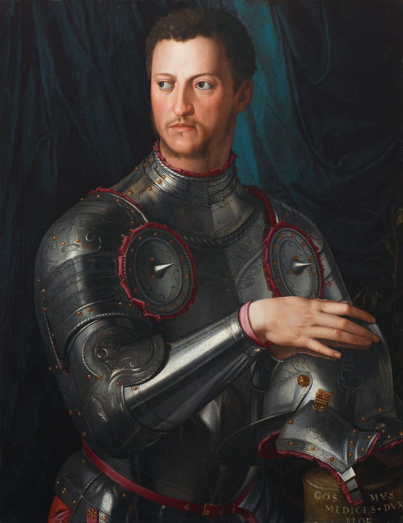 Cosme Ier van Toscane in harnas - Bronzino