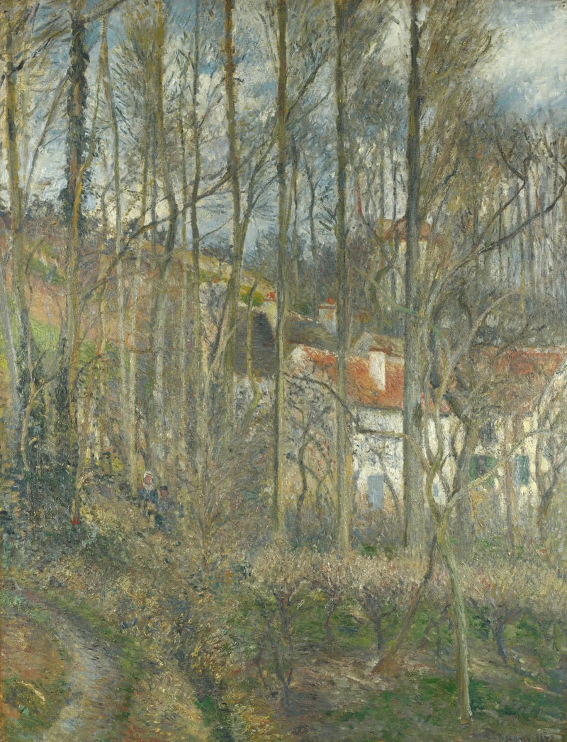 Côte des Bœufs bij L'Hermitage, Pontoise - Camille Pissarro