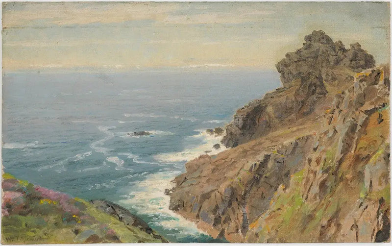 Kust bij Boscastle, Cornwall - William Trost Richards