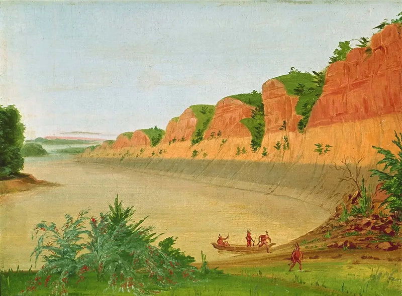 Zuidkant van het Buffalo-eiland, met Buffalo-baaitjes op de voorgrond - George Catlin

Source:
Côté sud de l'île Buffalo, montrant des baies de Buffalo au premier plan - George Catlin