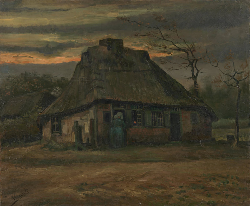 Het Cottage - Vincent van Gogh