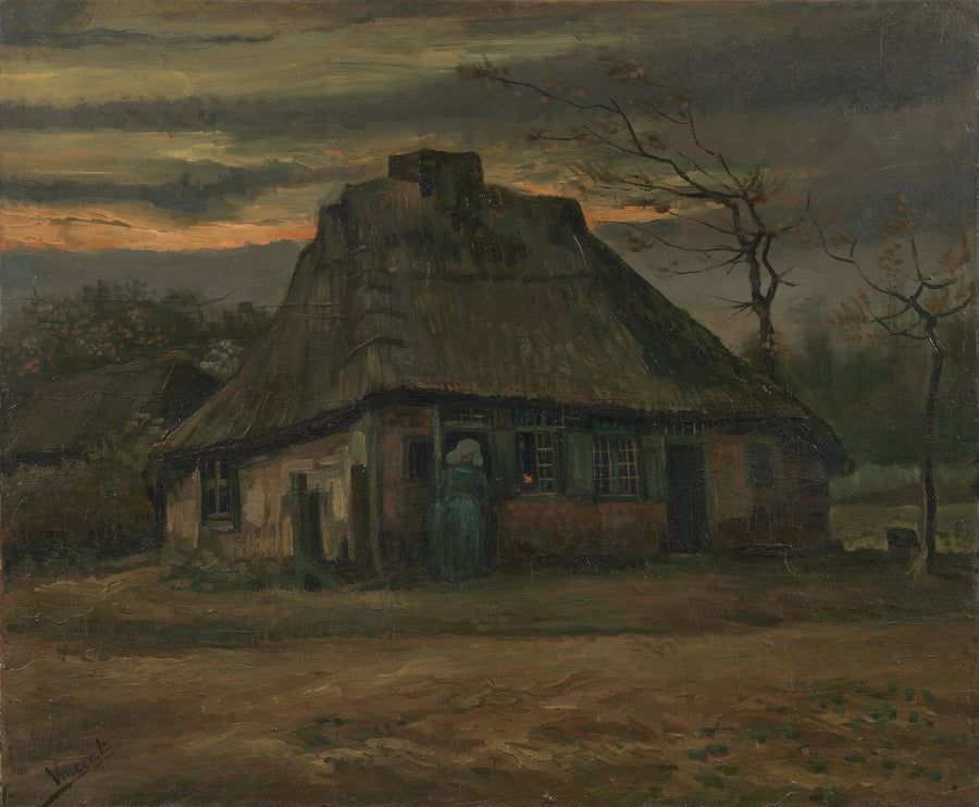 Het Cottage - Vincent van Gogh