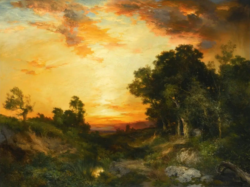 Zonsondergang, Amagansett - Thomas Moran

Source:
Coucher de soleil, Amagansett - Thomas Moran