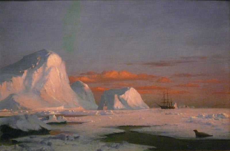 Noordpool zonsondergang - William Bradford

Source:
Coucher de soleil arctique - William Bradford