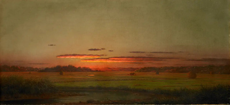 Zonsondergang, hooibult in de verte - Martin Johnson Heade

Source:
Coucher de soleil, chariot à foin au loin - Martin Johnson Heade