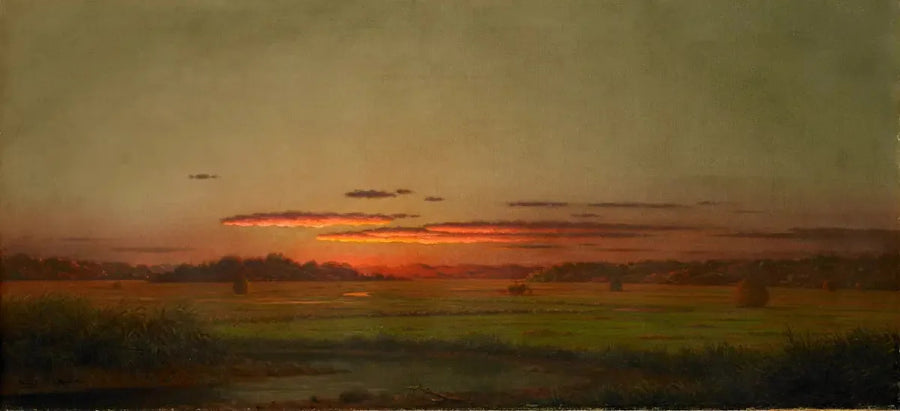 Zonsondergang, hooibult in de verte - Martin Johnson Heade

Source:
Coucher de soleil, chariot à foin au loin - Martin Johnson Heade
