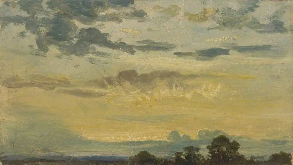 Coucher de soleil d'été - John Constable image 1 reproduction réalisée par Alpha Reproduction