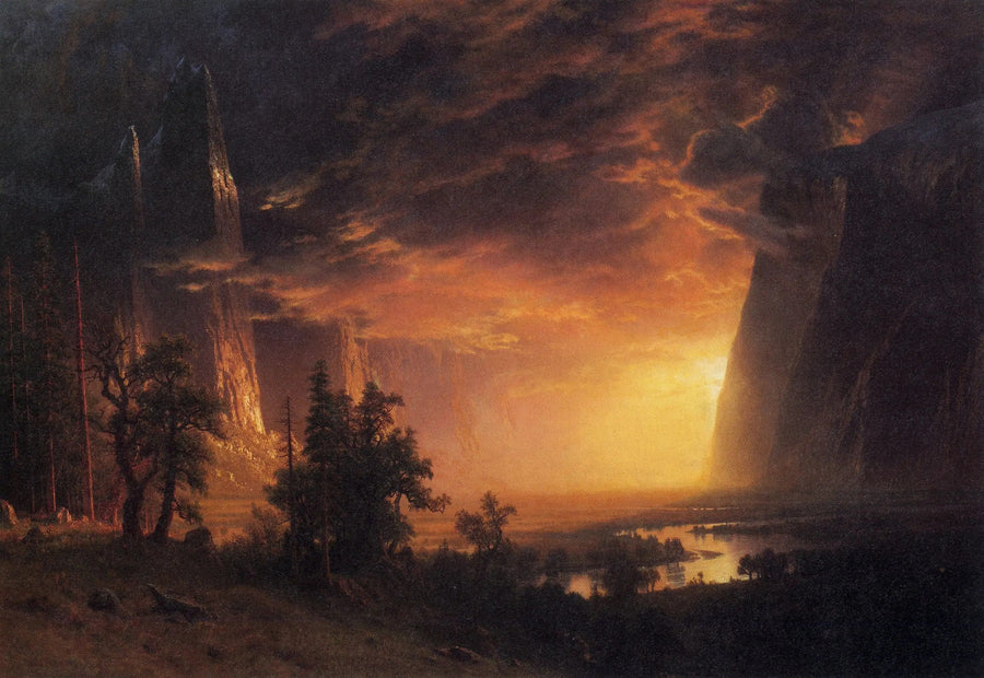 Zonsondergang in de Yosemite-vallei - Albert Bierstadt

Source:
Coucher de soleil dans la vallée de Yosemite - Albert Bierstadt
