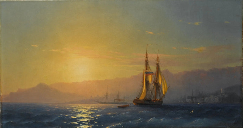Zonsondergang op zee - Ivan Aïvazovski

Source:
Coucher de soleil en mer - Ivan Aïvazovski