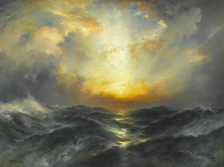 Zonsondergang op zee - Thomas Moran

Source:
Coucher de soleil en mer - Thomas Moran