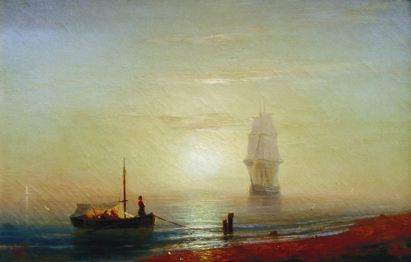 Zonsondergang boven de zee - Ivan Aïvazovski

Source:
Coucher de soleil sur la mer - Ivan Aïvazovski
