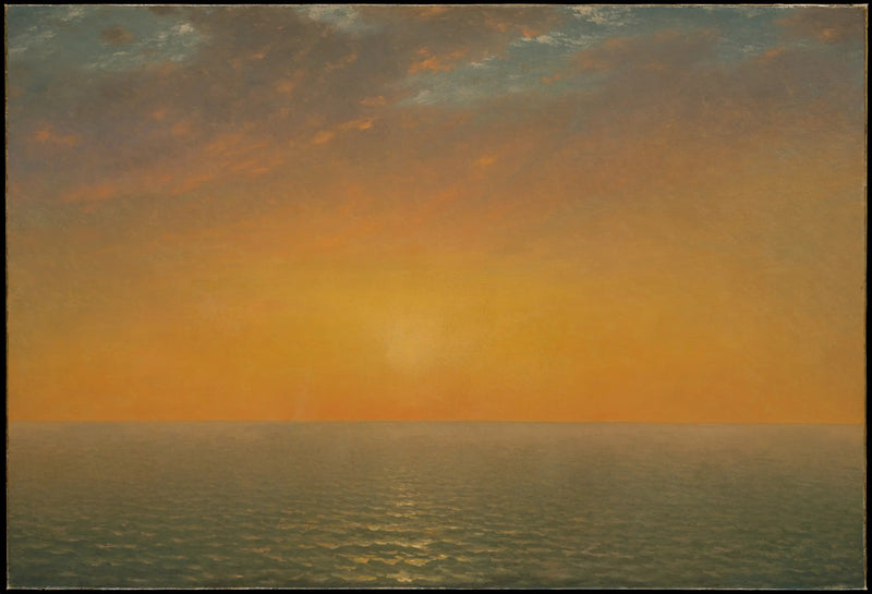 Zonsondergang boven de zee - John Frederick Kensett

Source:
Coucher de soleil sur la mer - John Frederick Kensett