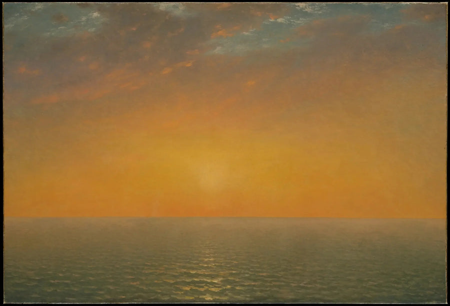 Zonsondergang boven de zee - John Frederick Kensett

Source:
Coucher de soleil sur la mer - John Frederick Kensett