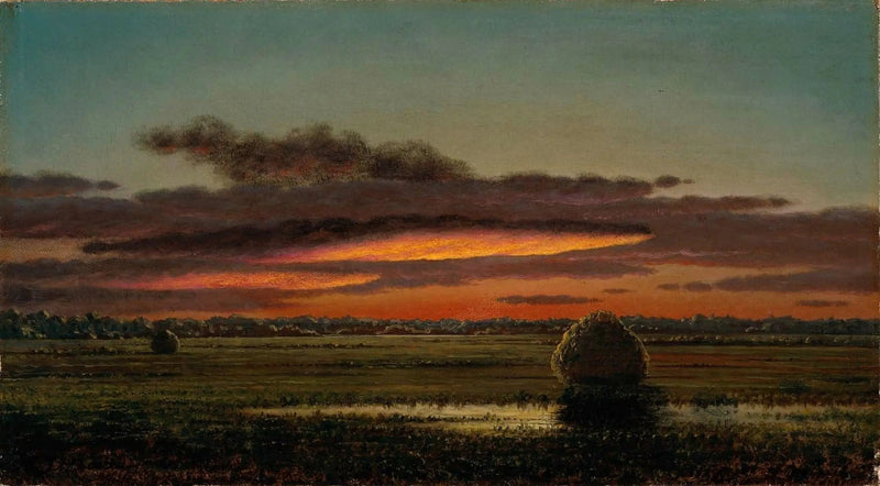 Zonsondergang boven de moerassen - Martin Johnson Heade

Source:
Coucher de soleil sur les marais - Martin Johnson Heade