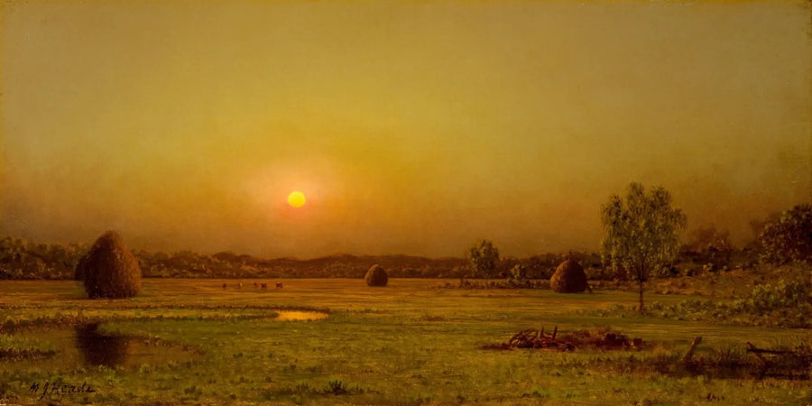 Zonsondergang boven de moerassen, Newburyport, Massachusetts - Martin Johnson Heade

Source:
Coucher de soleil sur les marais, Newburyport, Massachusetts - Martin Johnson Heade