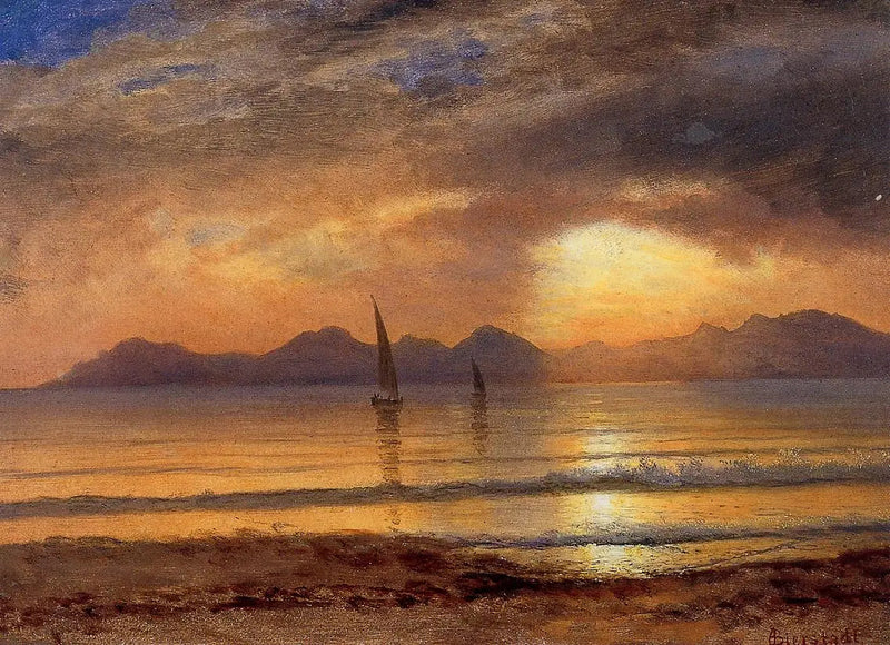 Zonsondergang boven een bergmeer - Albert Bierstadt

Source:
Coucher de soleil sur un lac de montagne - Albert Bierstadt