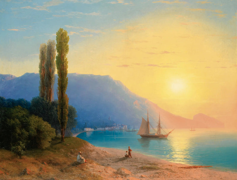 Zonsondergang op Yalta - Ivan Aïvazovski

Source:
Coucher de soleil sur Yalta - Ivan Aïvazovski
