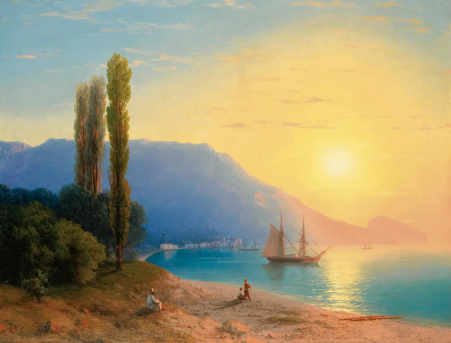 Zonsondergang op Yalta - Ivan Aïvazovski

Source:
Coucher de soleil sur Yalta - Ivan Aïvazovski
