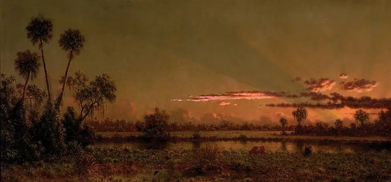 Tropische zonsondergang: Floridamoeras - Martin Johnson Heade

Source:
Coucher de soleil tropical : marais de Floride - Martin Johnson Heade