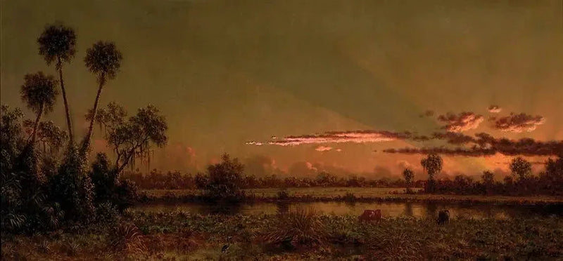 Tropische zonsondergang: Floridamoeras - Martin Johnson Heade

Source:
Coucher de soleil tropical : marais de Floride - Martin Johnson Heade