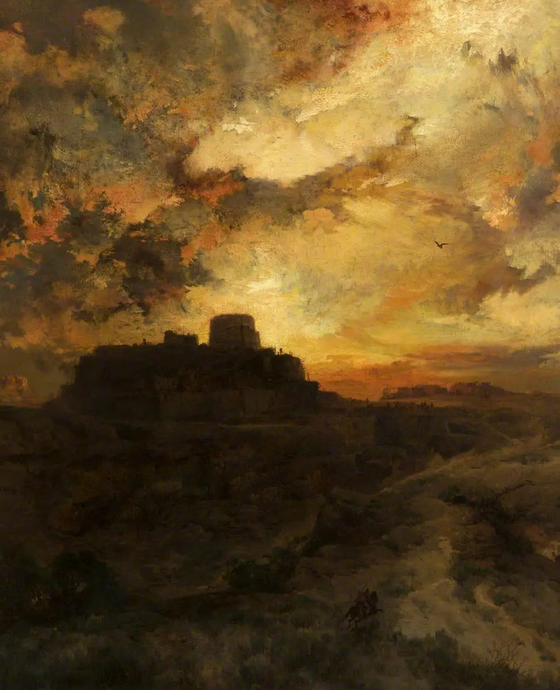 Zonsondergang, Pueblo del Walpe, Arizona - Thomas Moran

Source:
Coucher du soleil, Pueblo del Walpe, Arizona - Thomas Moran