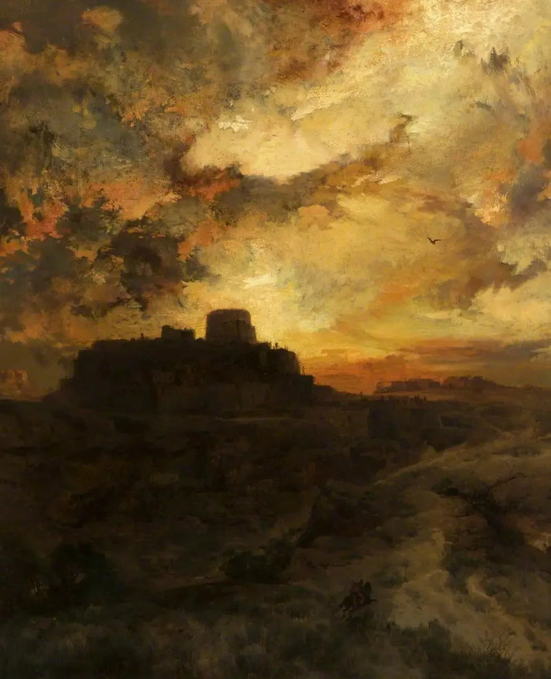 Zonsondergang, Pueblo del Walpe, Arizona - Thomas Moran

Source:
Coucher du soleil, Pueblo del Walpe, Arizona - Thomas Moran