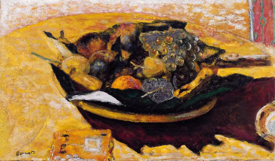Fruitschaal op een tafel - Pierre Bonnard