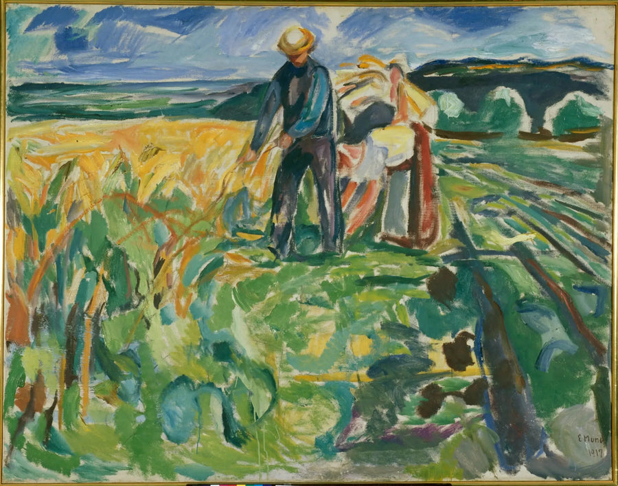 Maïsoogst - Edvard Munch