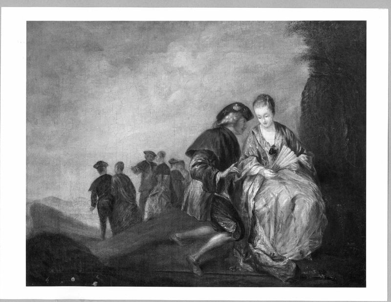 Koppel van geliefden - Antoine Watteau
